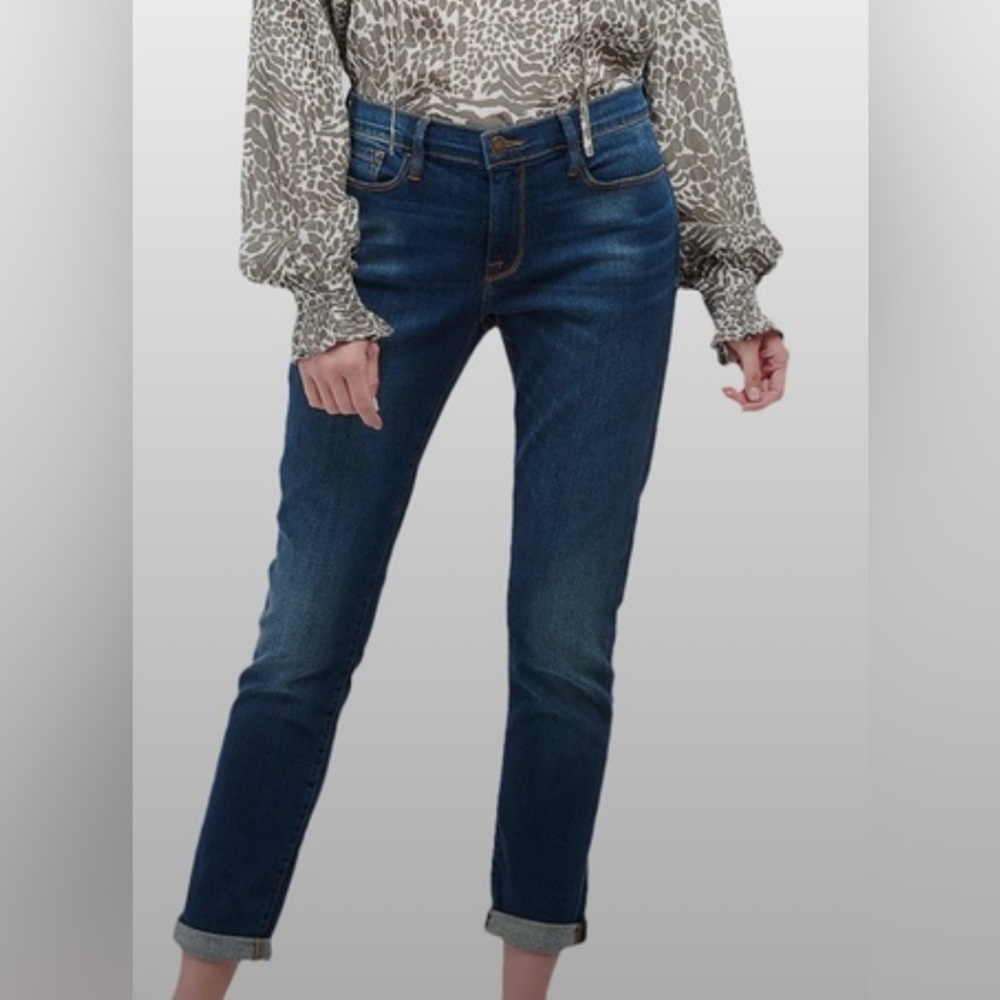 FRAME Denim Le Garçon Skinny Boyfriend Jeans | Westfield Wash | Size 25